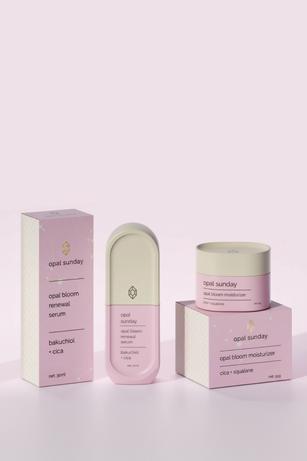 Opal Bloom Moisturizer and Serum Bundle